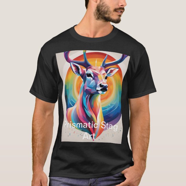 T-shirt "Majeur Prismatique du Stag" (Devant)