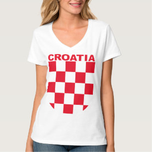 T-shirt Majica supérieur de la Croatie Sahovnica Hrvatska