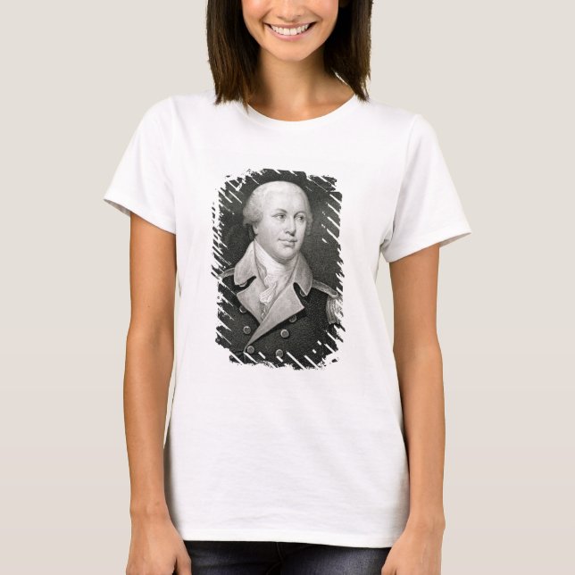 T-shirt Major General Nathaniel Greene (1742-86), engraved (Devant)