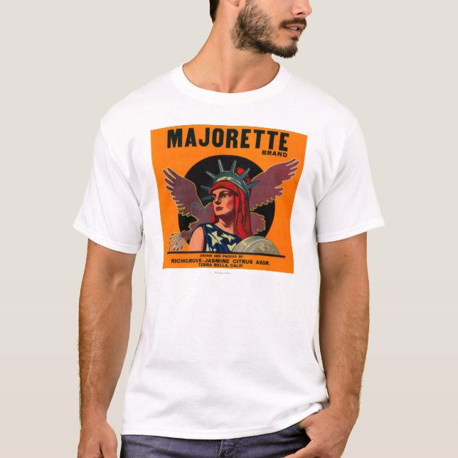 T-shirt Majorette LabelTerra orange Bella, CA (Devant)