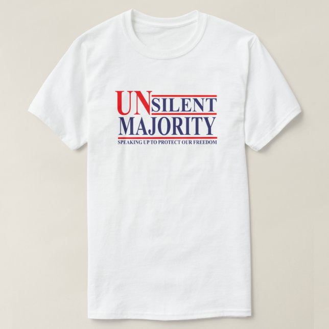 T-shirt Majorité silencieuse | Majorité silencieuse | Cons (Design devant)