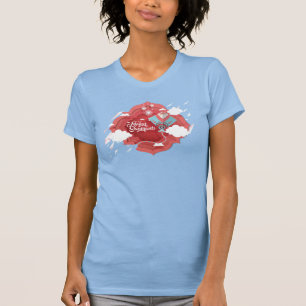 T-shirt Makar Sankranti bleu et rouge cerf-volant