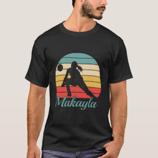 T-shirt Makayla Nom Volley-ball personnalisé