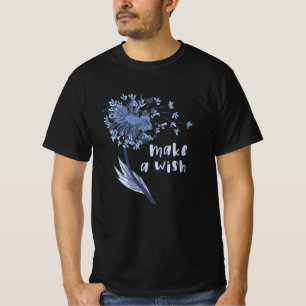 T-shirt Make a wish Dandelion Flower