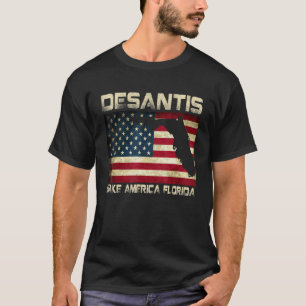 T-shirt Make America Florida, DeSantis 2024 Election Vinta