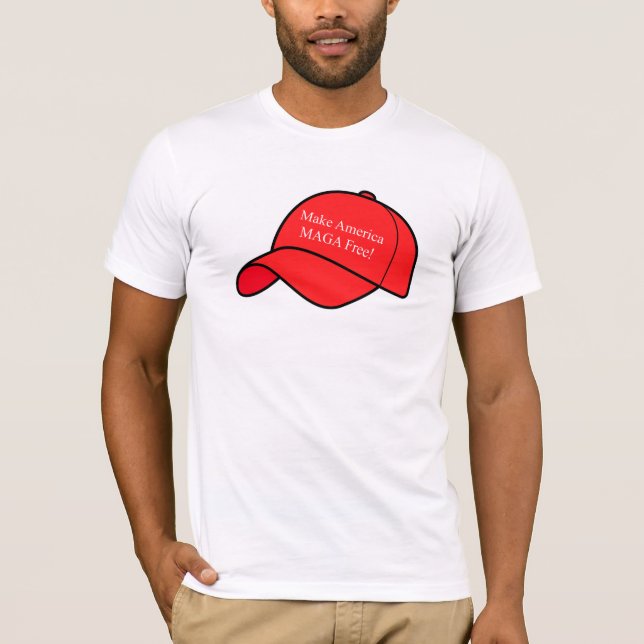T-shirt Make America MAGA Free (Devant)