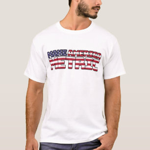 T-shirt Make America Metric - US Flag Metric System Scienc
