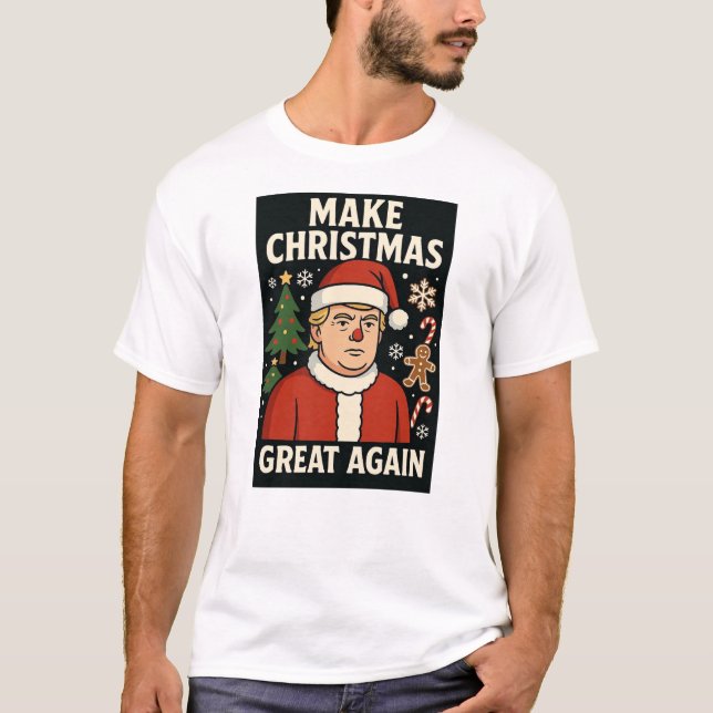 T-shirt Make Christmas Great Again (Devant)