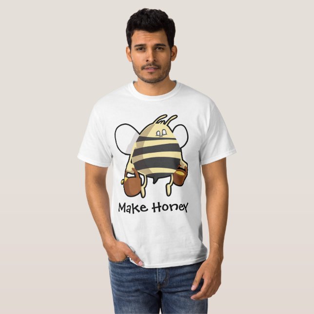 T-shirt Make Honey bee (Devant entier)
