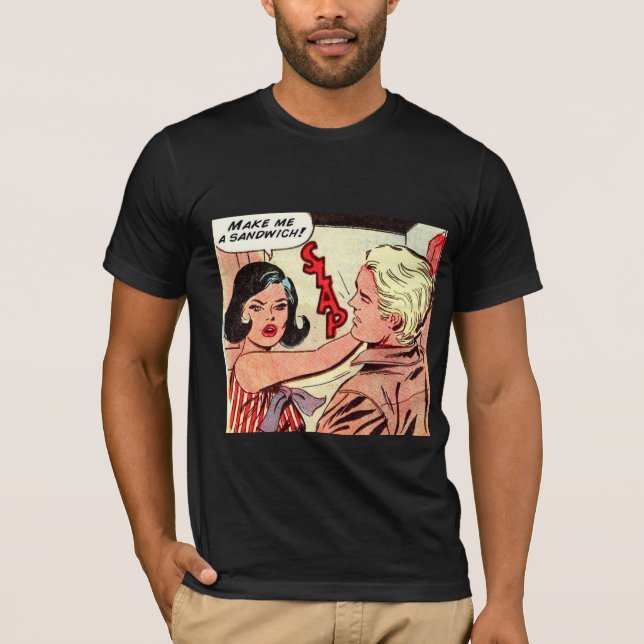 T-shirt Make mo'à sandwich ! (Devant)