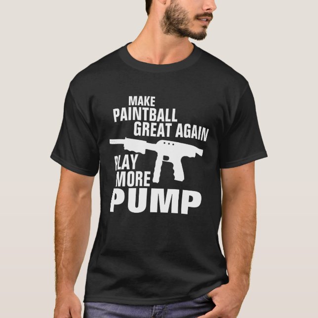 T-shirt Make Paintball Great Again Play More (Devant)