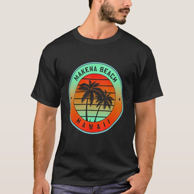 T-shirt Makena Beach Hawaii (Devant)