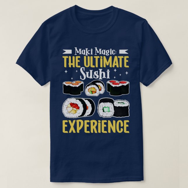 T-shirt Maki Magic Sushi (Design devant)
