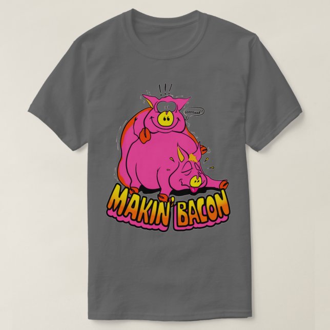 T-shirt Makin Bacon Chef Makin Bacon (Design devant)