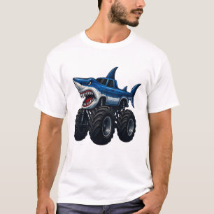 T-shirt Mako Shark Monster Truck
