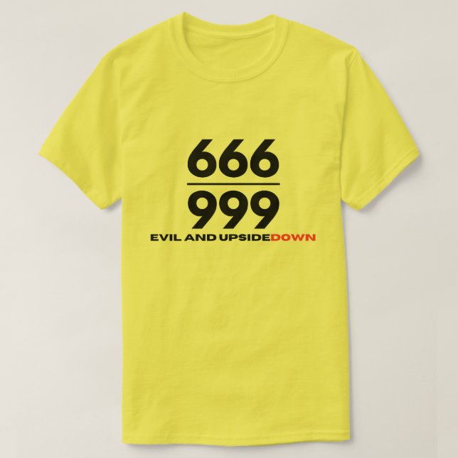 T-shirt Mal Classique Et Vers Le Bas (Design devant)