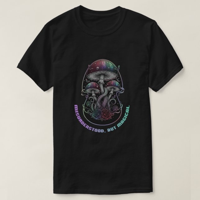 T-shirt Mal compris mais magique (Design devant)