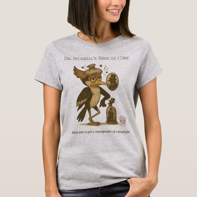 T-shirt Mal de tête de Pic-bois (Devant)