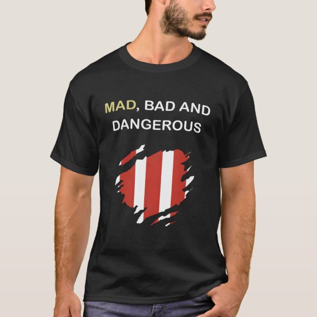 T-shirt Mal Et Dangereux (Devant)