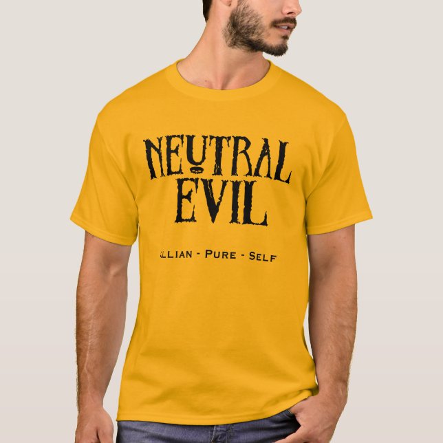 T-shirt "Mal neutre " (Devant)