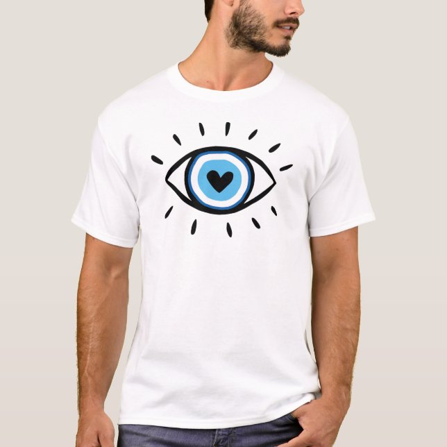 T-shirt Mal Oeil Spirituel Esthétique Ésotérique Mystique (Devant)