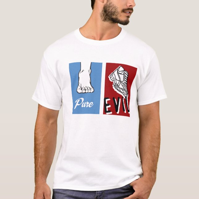 T-shirt Mal pur nu-pieds (Devant)