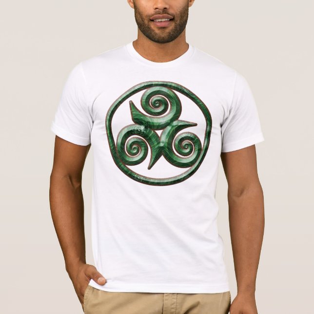 T-shirt Malachite Triskel (Devant)