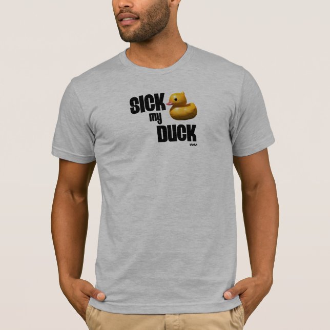 T-shirt Malade mon canard (Devant)