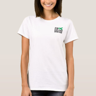 T-shirt Maladie coeliaque FU - Noir & Vert