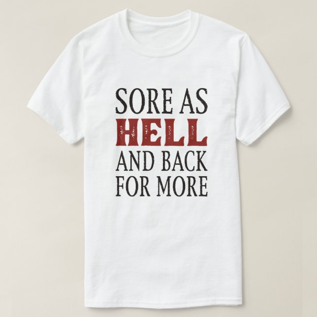 T-shirt Maladie Comme Enfer Et Retour Pour Plus (Design devant)
