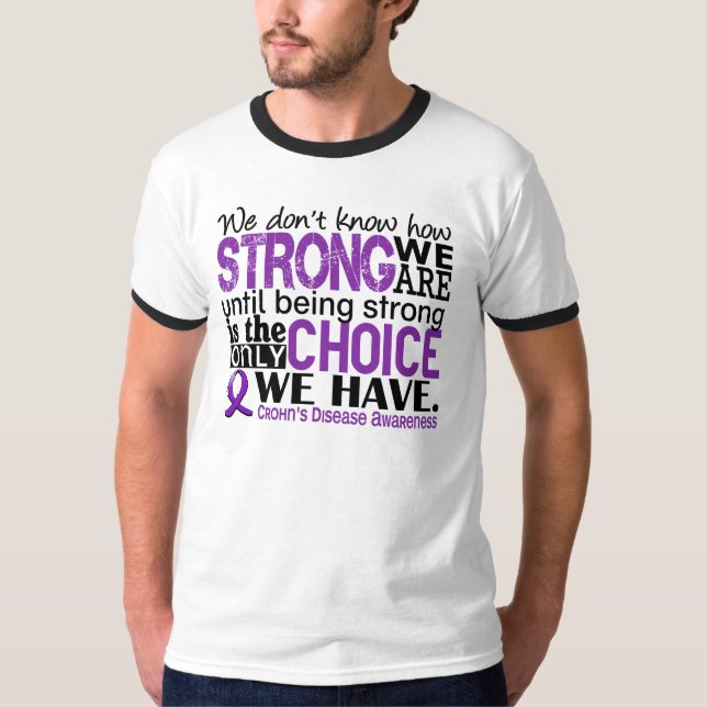 T-shirt Maladie de Crohn comme nous forts sommes (Devant)