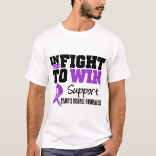 T-shirt Maladie de Crohn dans le combat à gagner
