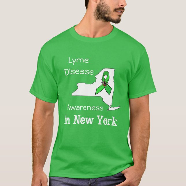 T-shirt Maladie de Lyme à New York Chemise (Devant)