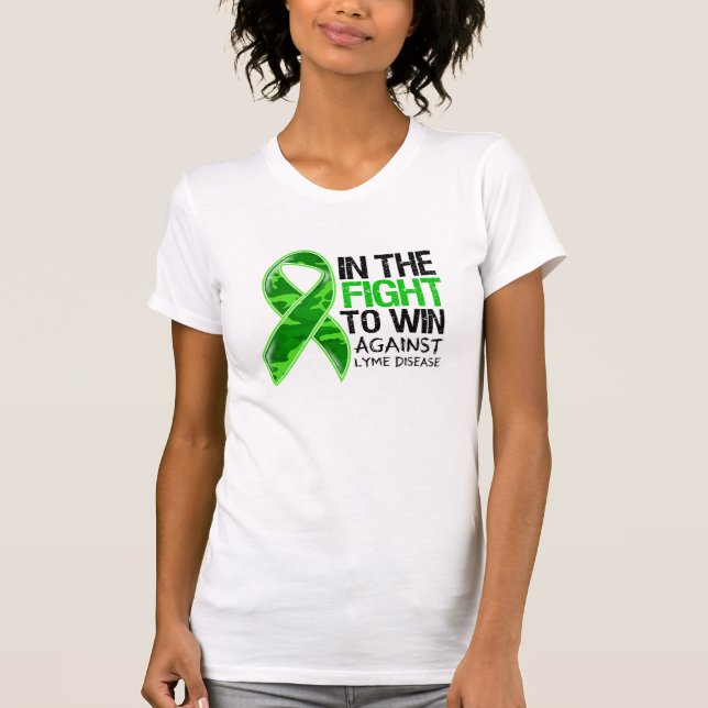 T-shirt Maladie de Lyme - Lutte pour gagner (Devant)