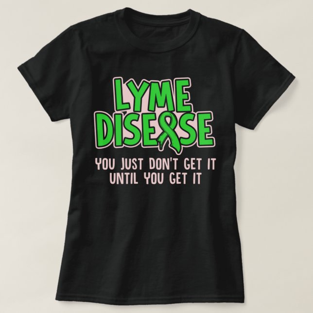 T-shirt Maladie de Lyme Survivant Infection Guerrier Sensi (Design devant)