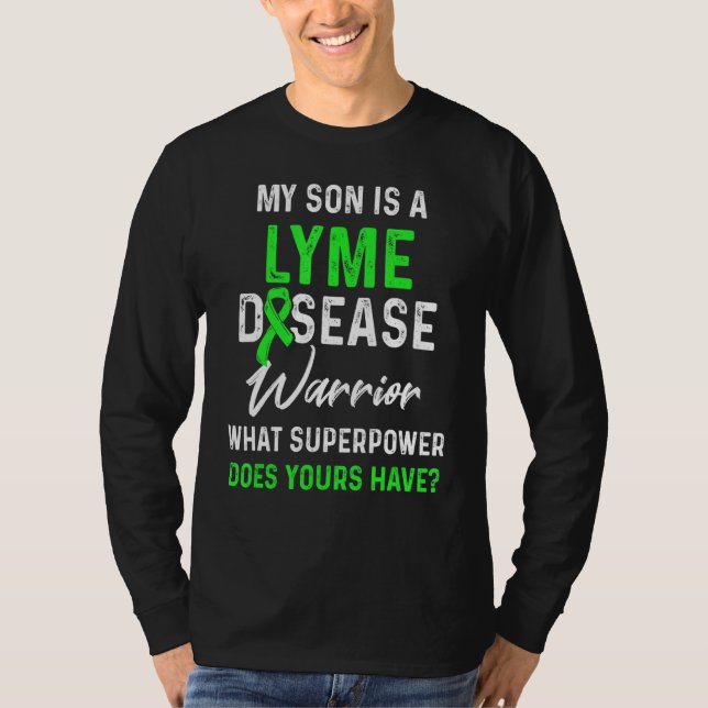 T-shirt Maladie de Lyme Survivor Guerrier Sensibilisation  (Devant)