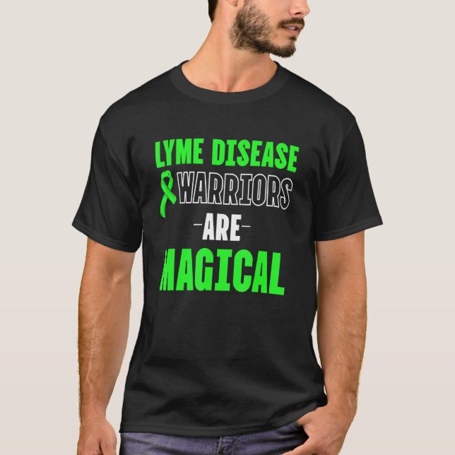 T-shirt Maladie de Lyme Survivor Guerrier Sensibilisation  (Devant)