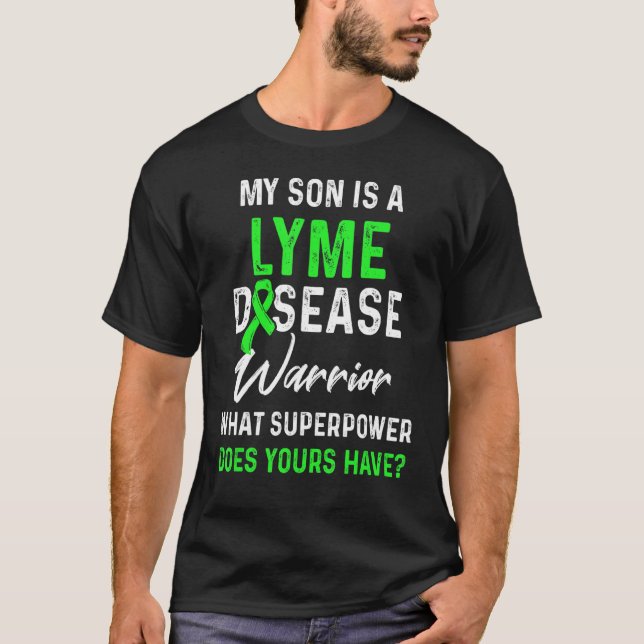 T-shirt Maladie de Lyme Survivor Guerrier Sensibilisation  (Devant)