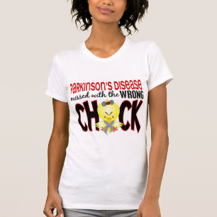 T-shirt :maladie de Parkinson sali avec le poussin faux