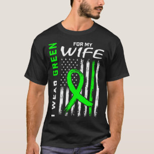 T-shirt Maladie du rein de la femme verte Sensibilisation