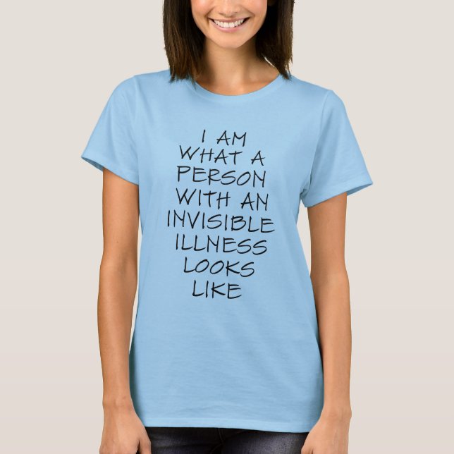 T-shirt Maladie invisible (Devant)