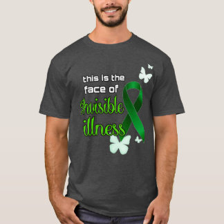 T-shirt Maladie invisible du ruban vert