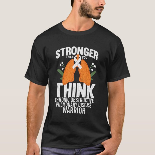 T-shirt Maladie pulmonaire obstructive chronique Copd guer (Devant)