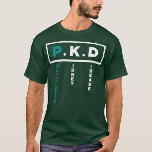 T-shirt Maladie rénale polykystique Famille de sensibilis