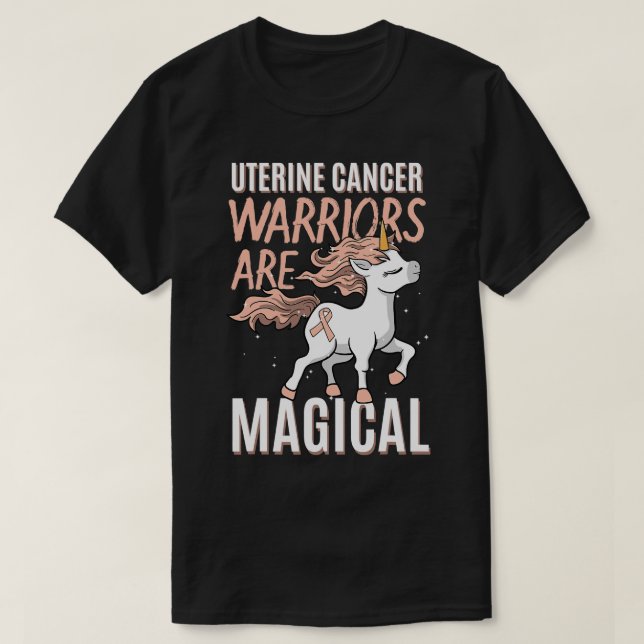 T-shirt Maladie utérine Cancer Sensibilisation utérin Endo (Design devant)