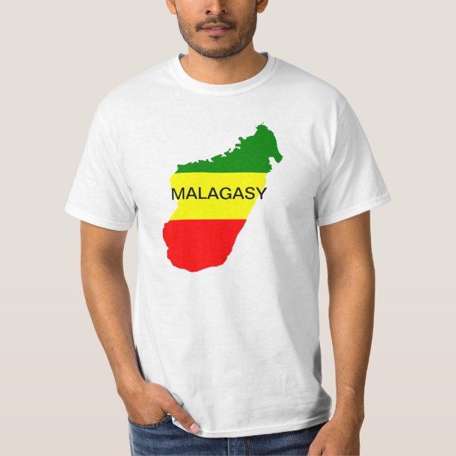 T-SHIRT MALAGASY RASTA (Devant)