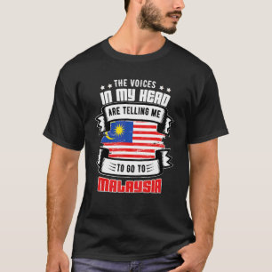 T-shirt Malaisie Dans Ma Tête