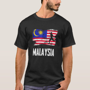 T-shirt Malaisie Drapeau Jersey Malaysie Soccer Team Malay