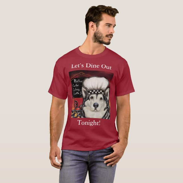 T-shirt Malamute d'Alaska          (Devant entier)