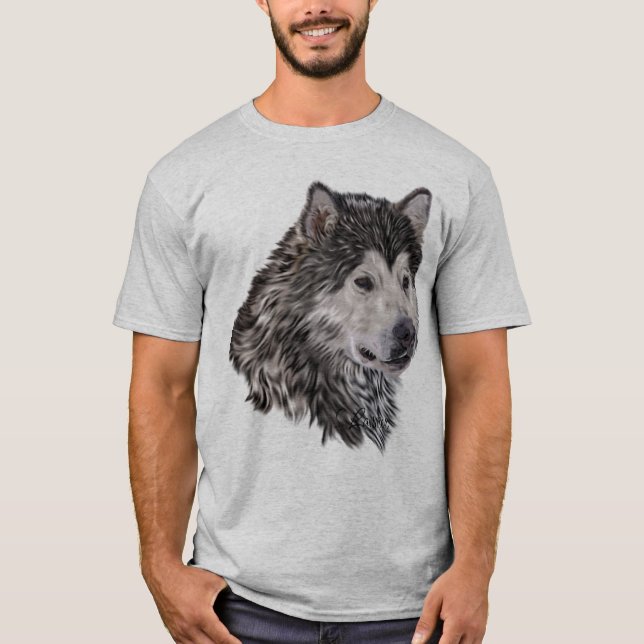 T-shirt Malamute d'Alaska (Devant)